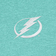 Tampa Bay Lightning Antigua White Logo Hunk Quarter-Zip Pullover Mint