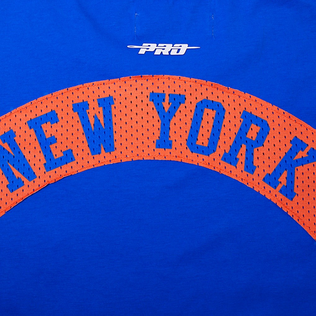 New York Knicks Pro Standard Made To Play Drop Shoulder T-Shirt - Royal outlet