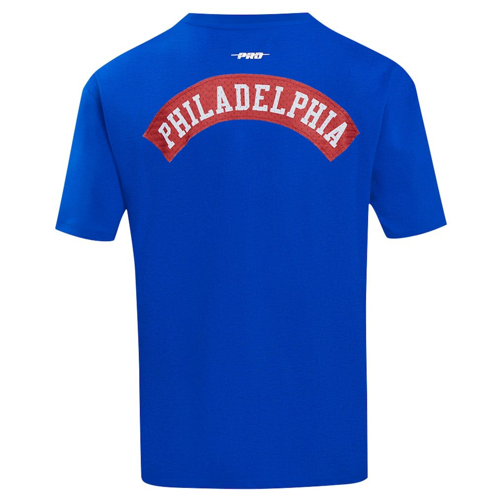 Philadelphia 76ers Pro Standard Made To Play Drop Shoulder T-Shirt - Royal outlet