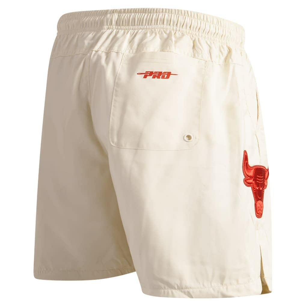 Chicago Bulls Pro Standard Triple Tonal Woven Shorts - Cream online