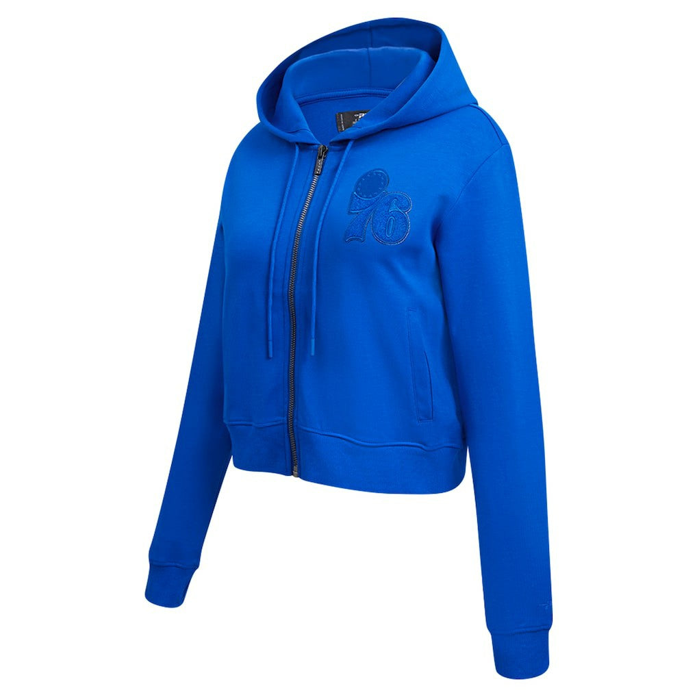 Philadelphia 76ers Pro Standard Women's Triple Tonal Full-Zip Hoodie - Royal cheap