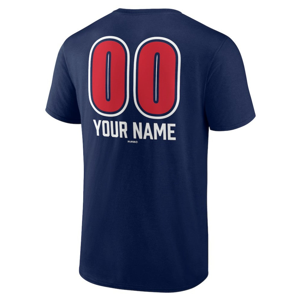 Boston Red Sox Personalized Name & Number Fastball T-Shirt - Navy