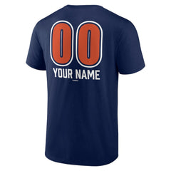 Houston Astros Personalized Name & Number Fastball T-Shirt - Navy