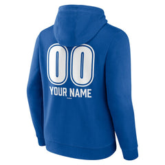 Los Angeles Dodgers Personalized Name & Number Fastball Pullover Hoodie - Royal