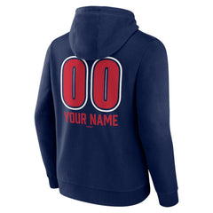 Minnesota Twins Personalized Name & Number Fastball Pullover Hoodie - Navy