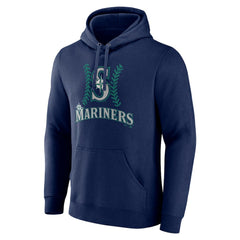 Seattle Mariners Personalized Name & Number Fastball Pullover Hoodie - Navy