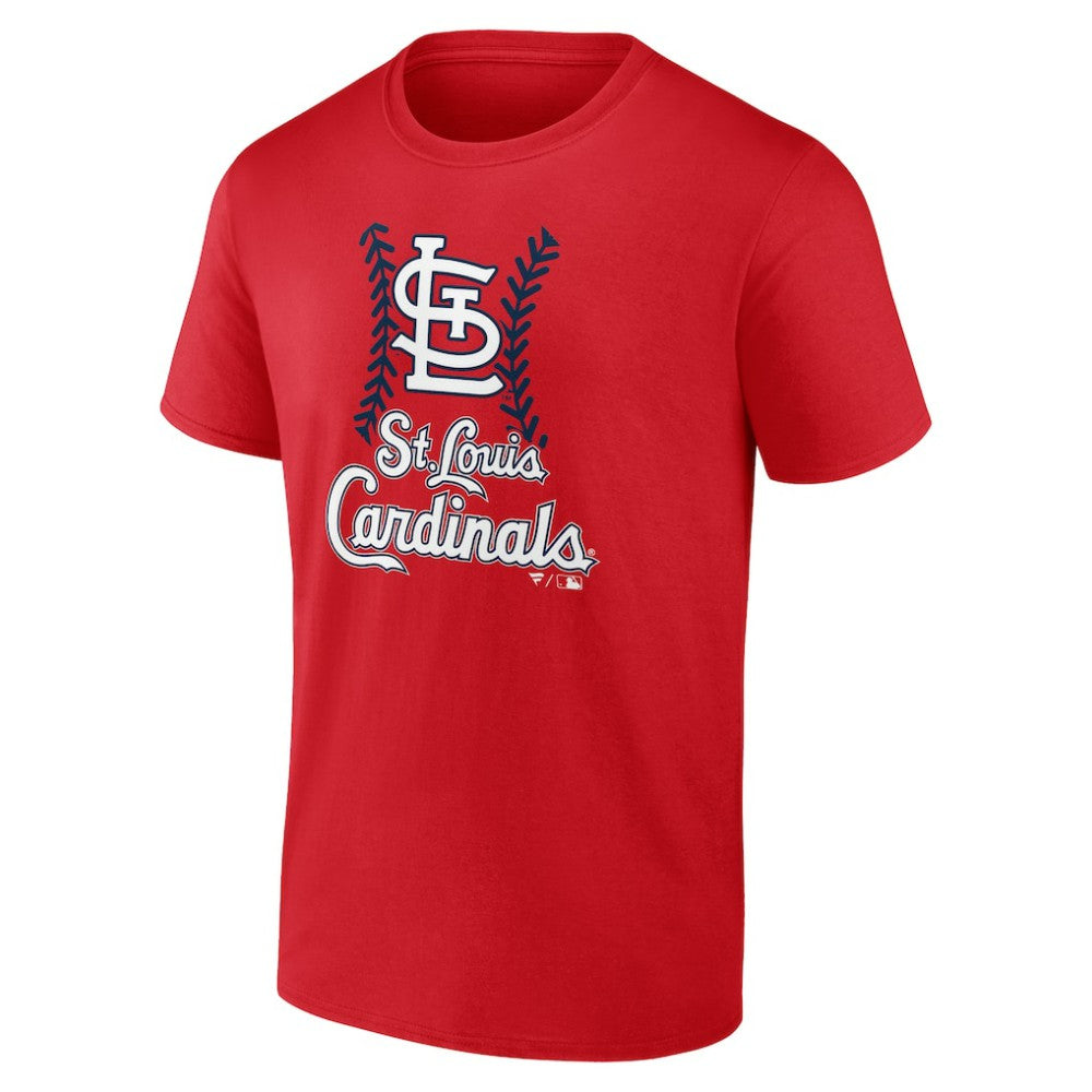St. Louis Cardinals Personalized Name & Number Fastball T-Shirt - Red