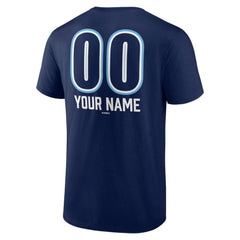 Tampa Bay Rays Personalized Name & Number Fastball T-Shirt - Navy