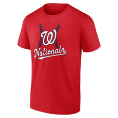 Washington Nationals Personalized Name & Number Fastball T-Shirt - Red