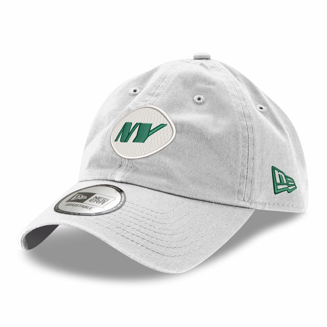 New York Jets New Era Casual Classic Adjustable Hat - White outlet