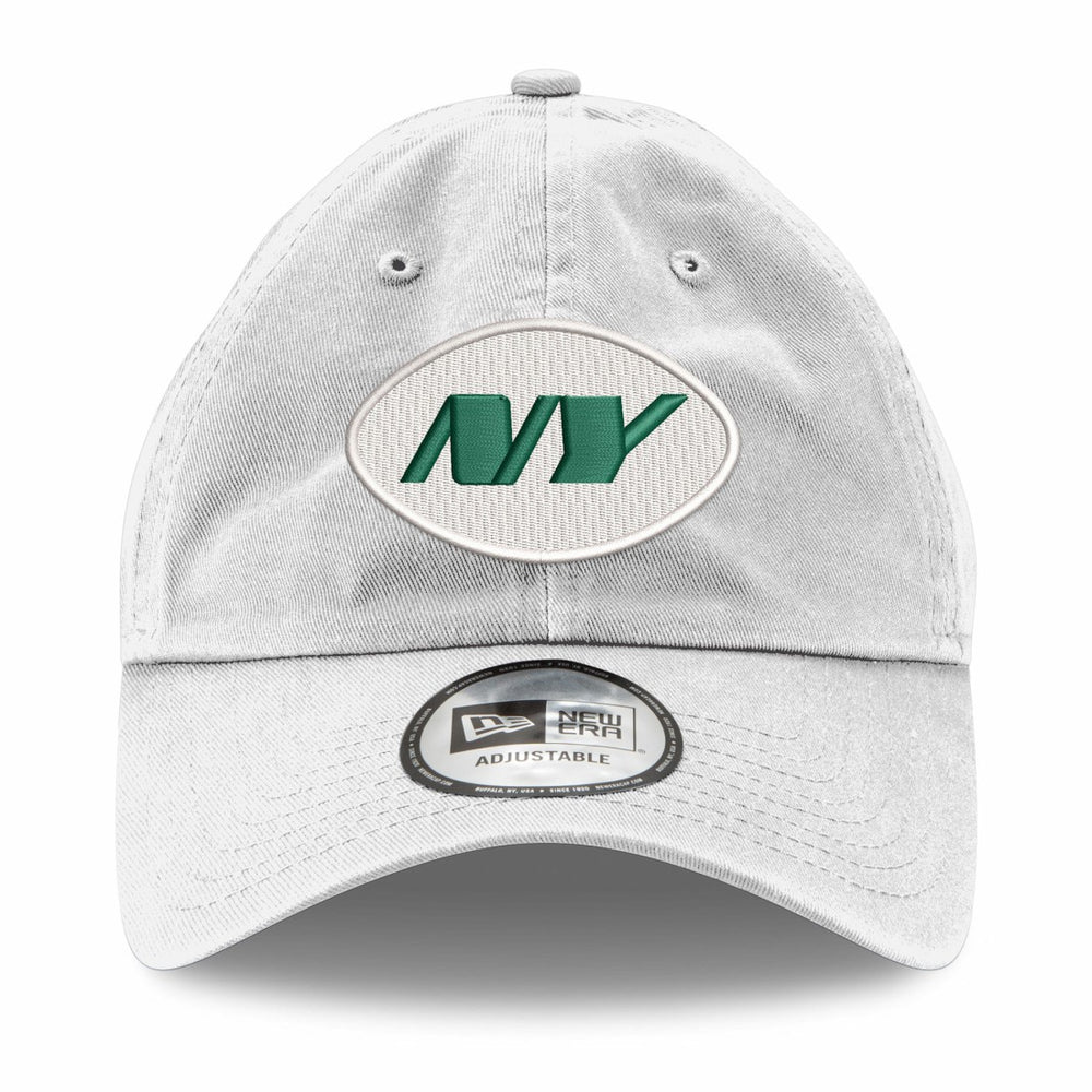 New York Jets New Era Casual Classic Adjustable Hat - White outlet