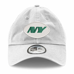 New York Jets New Era Casual Classic Adjustable Hat - White outlet