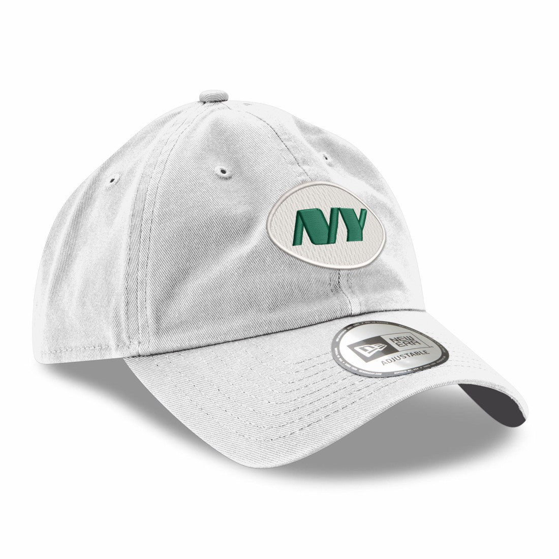 New York Jets New Era Casual Classic Adjustable Hat - White outlet