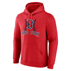 Boston Red Sox Personalized Name & Number Fastball Pullover Hoodie - Red