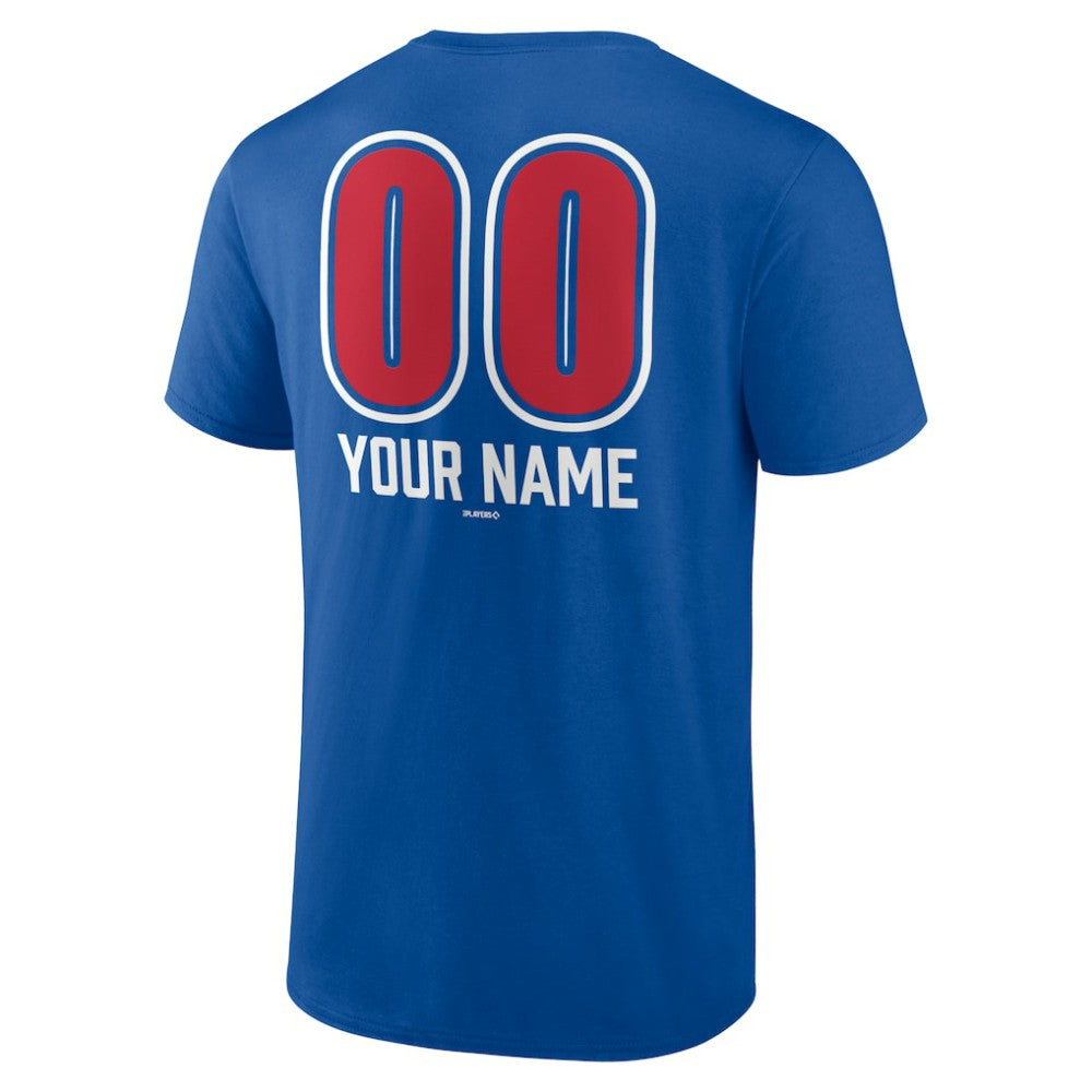 Philadelphia Phillies Personalized Name & Number Fastball T-Shirt - Royal
