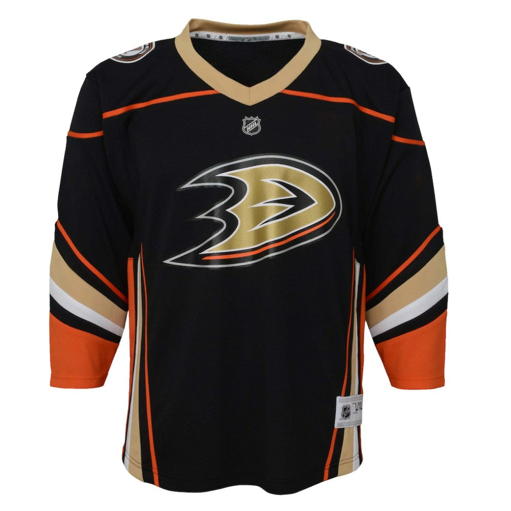 Anaheim Ducks Youth Home Replica Custom Jersey Black