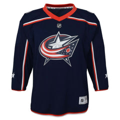 Columbus Blue Jackets Youth Home Replica Custom Jersey Navy