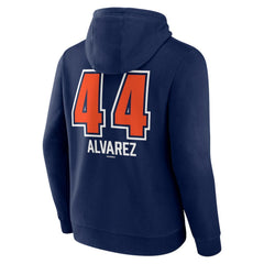 Yordan Alvarez Houston Astros Fastball Player Name & Number Pullover Hoodie - Navy