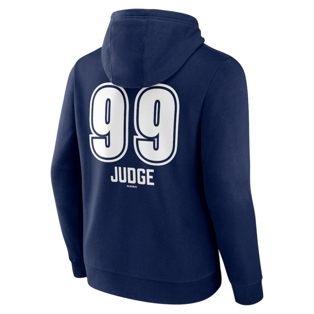Aaron Judge New York Yankees Fastball Player Name & Number Pullover Hoodie - Navy