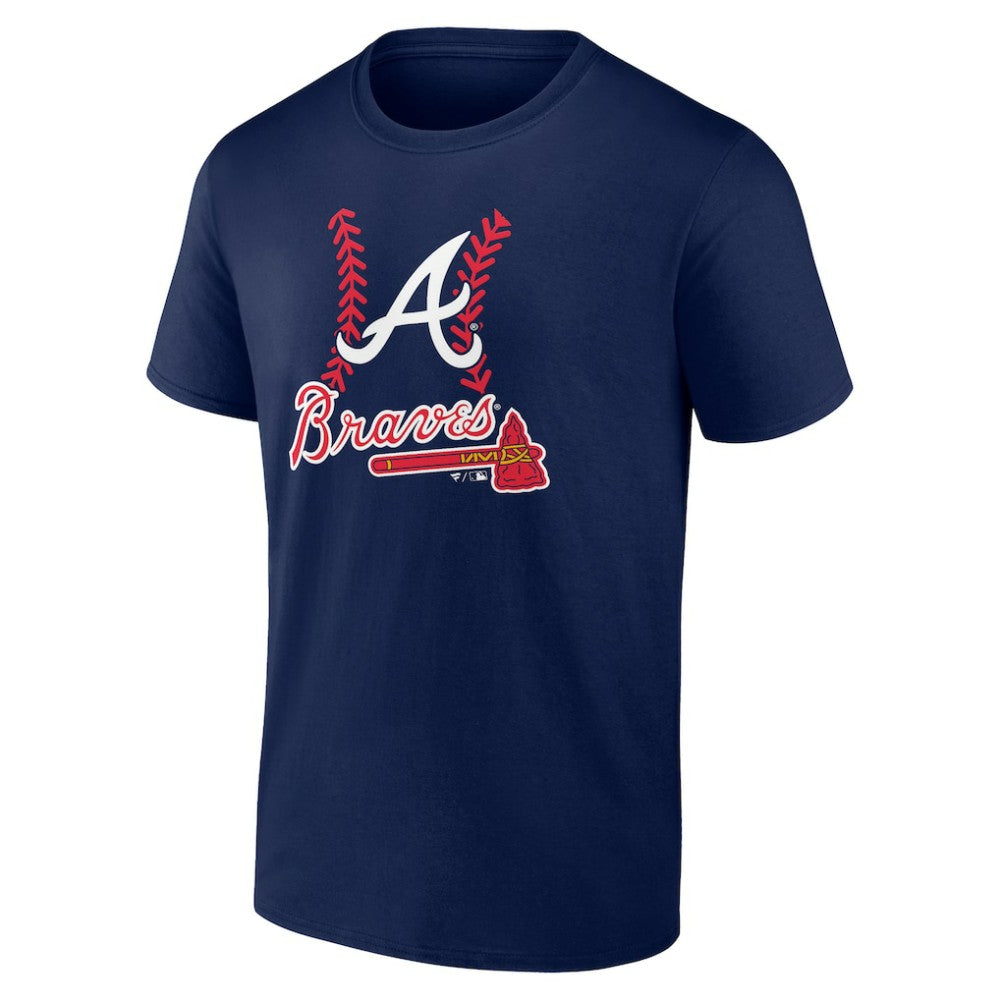 Austin Riley Atlanta Braves Fastball Player Name & Number T-Shirt - Navy