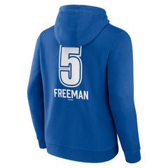 Freddie Freeman Los Angeles Dodgers Fastball Player Name & Number Pullover Hoodie - Royal