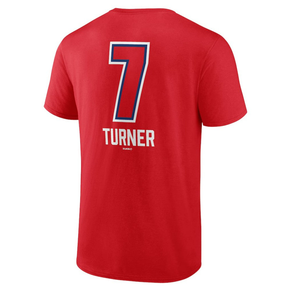 Trea Turner Philadelphia Phillies Fastball Player Name & Number T-Shirt - Red