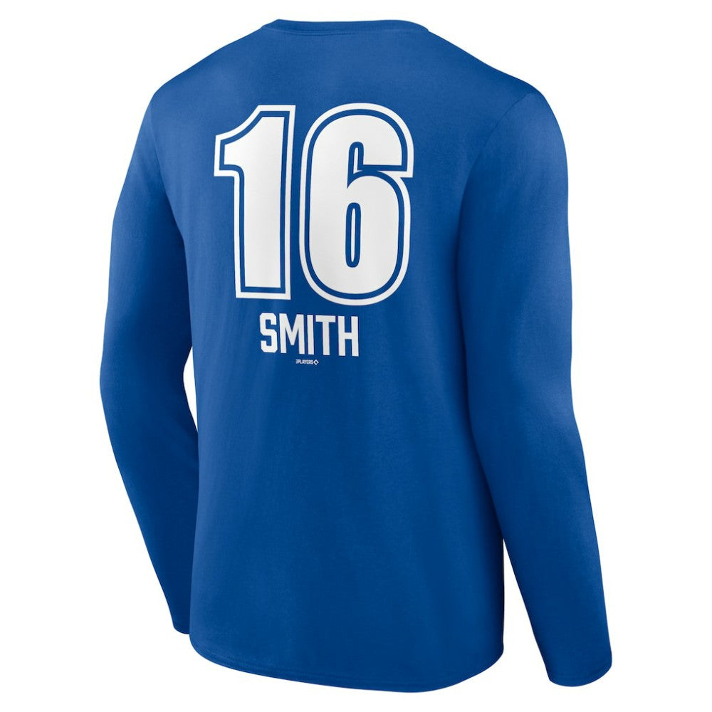 Will Smith Los Angeles Dodgers Fastball Player Name & Number Long Sleeve T-Shirt - Royal