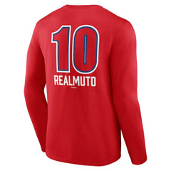 J.T. Realmuto Philadelphia Phillies Fastball Player Name & Number Long Sleeve T-Shirt - Red