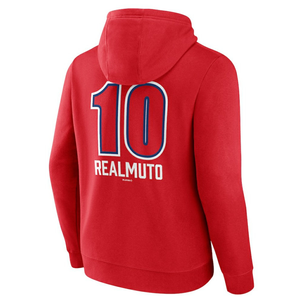 J.T. Realmuto Philadelphia Phillies Fastball Player Name & Number Pullover Hoodie - Red