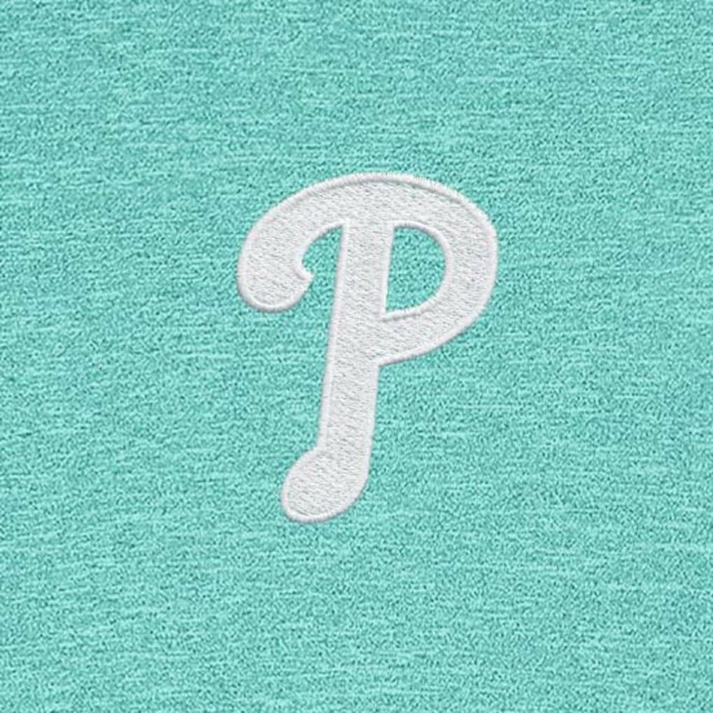 Philadelphia Phillies Antigua Hunk Quarter-Zip Top - Mint