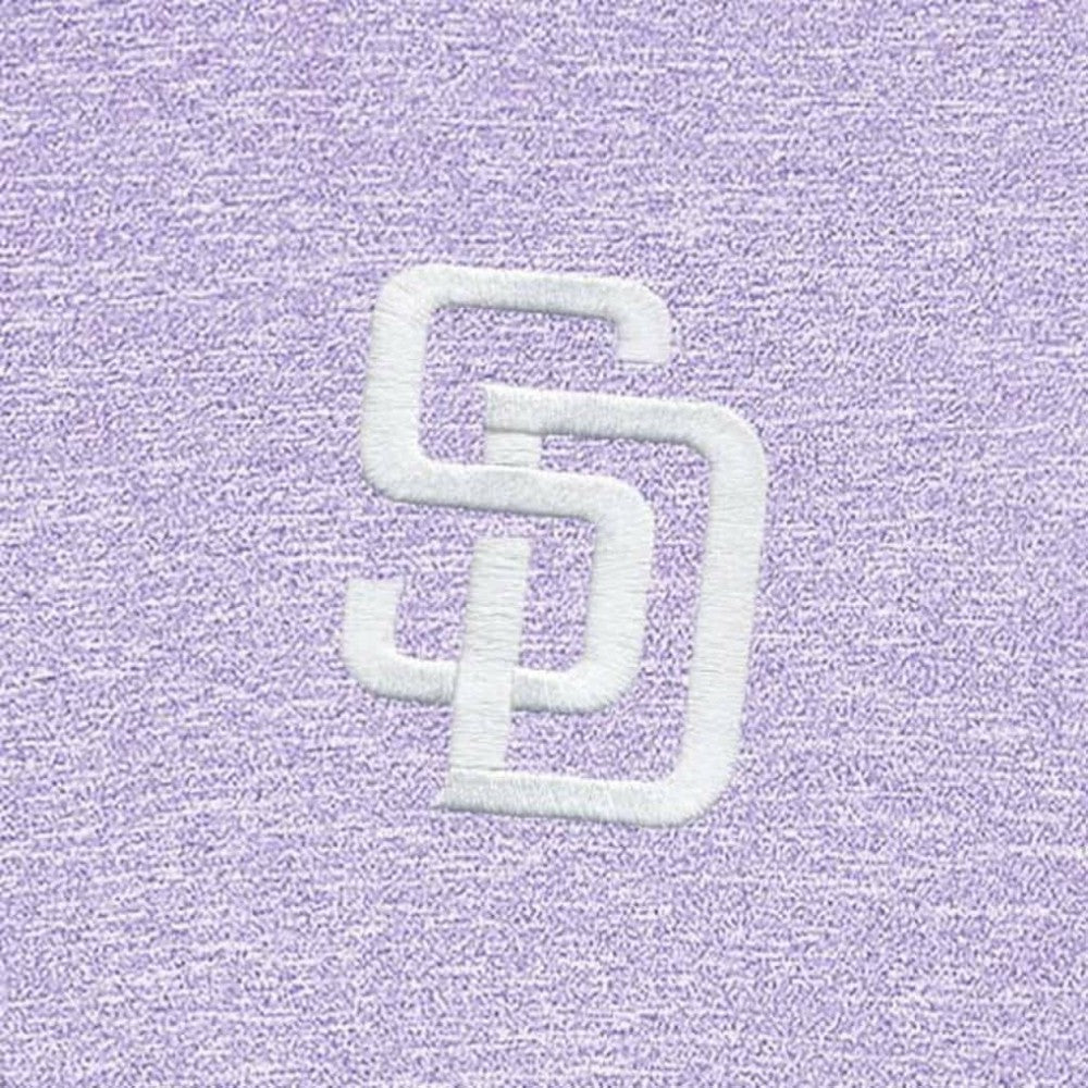 San Diego Padres Antigua Hunk Quarter-Zip Top - Lavender