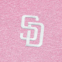 San Diego Padres Antigua Hunk Quarter-Zip Top - Pink