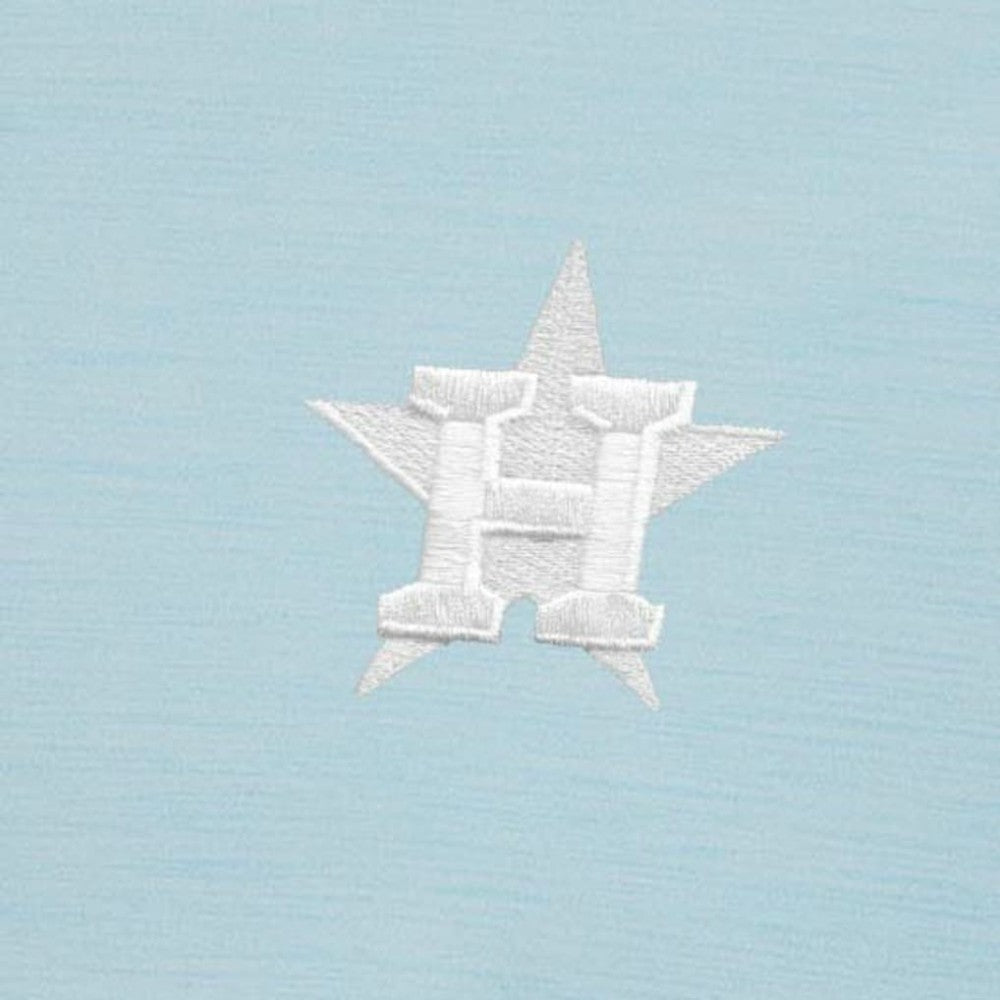 Houston Astros Antigua Bright Quarter-Zip Pullover Top - Powder Blue