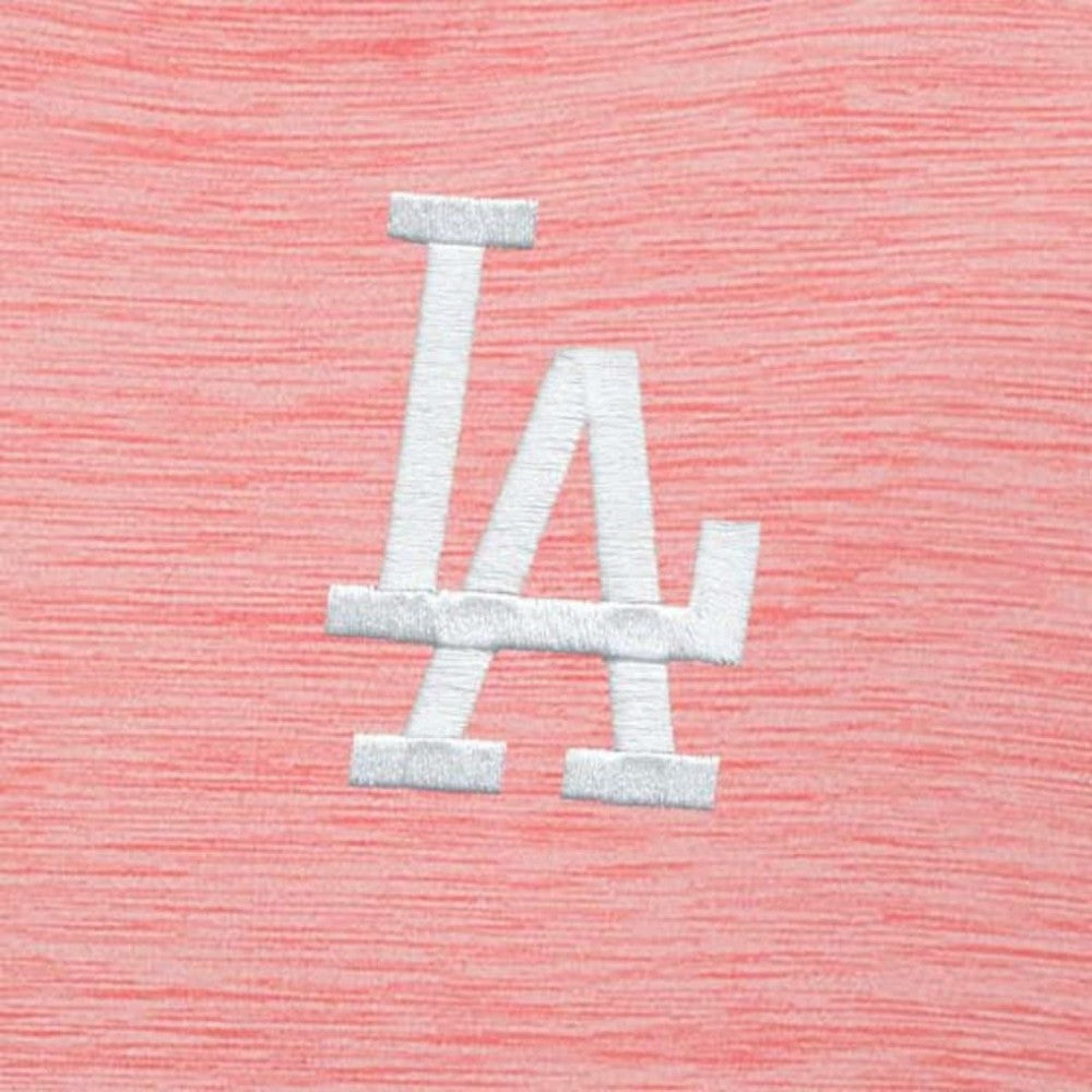 Los Angeles Dodgers Antigua Bright Quarter-Zip Pullover Top - Coral