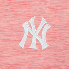 New York Yankees Antigua Bright Quarter-Zip Pullover Top - Coral