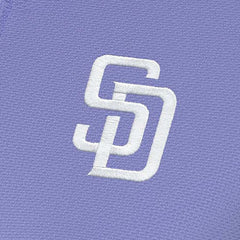 San Diego Padres Antigua Women's Finish Quarter-Zip Pullover Top - Purple