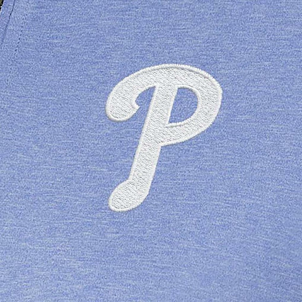 Philadelphia Phillies Antigua Women's Mentor Quarter-Zip Pullover Top - Lavender