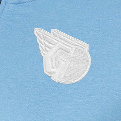 Cleveland Guardians Antigua Women's Mentor Quarter-Zip Pullover Top - Light Blue