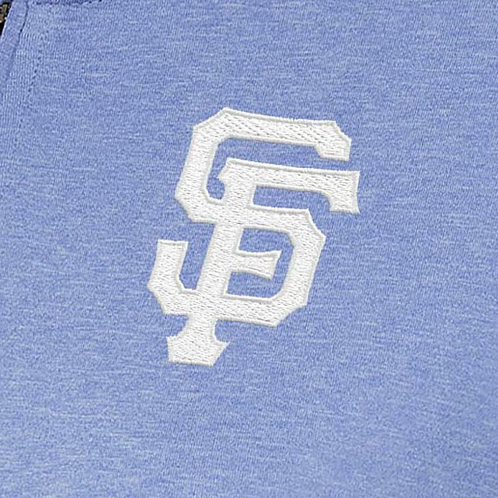 San Francisco Giants Antigua Women's Mentor Quarter-Zip Pullover Top - Lavender