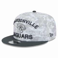 Jacksonville Jaguars New Era 2024 Salute To Service 9FIFTY Snapback Hat - White/Graphite cheap