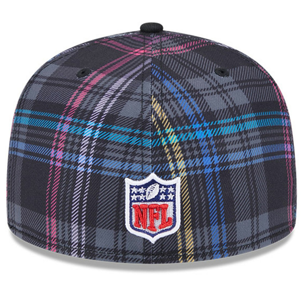 New York Jets New Era 2024 NFL Crucial Catch Plaid 59FIFTY Fitted Hat - Black cheap