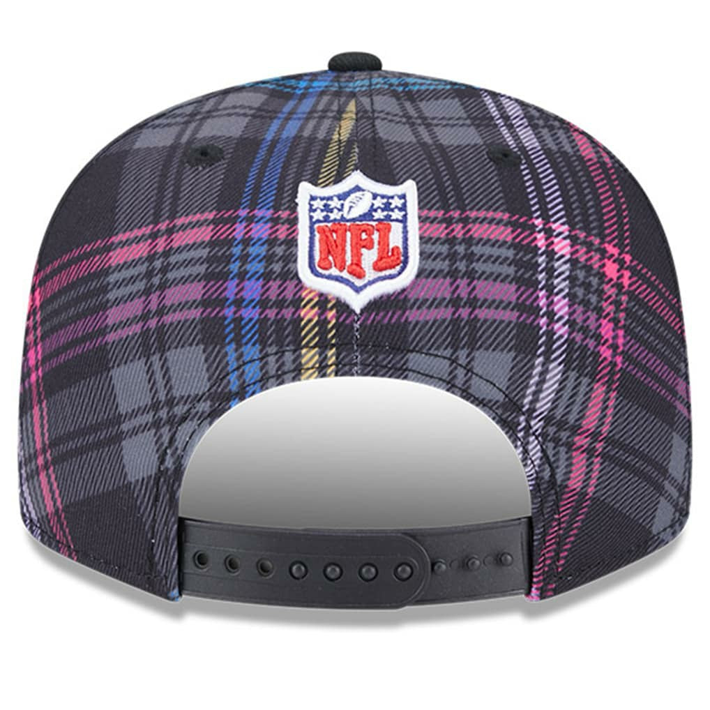 Jacksonville Jaguars New Era 2024 NFL Crucial Catch Plaid 9FIFTY Snapback Hat - Black sale
