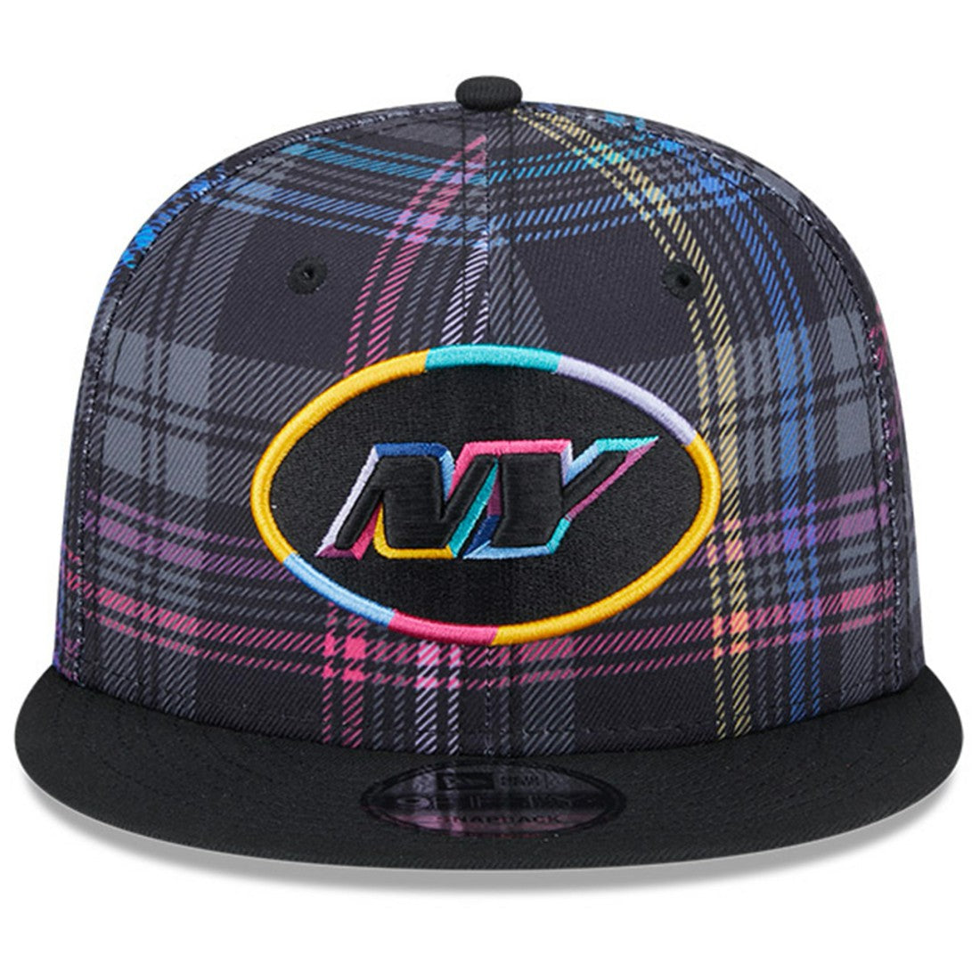 New York Jets New Era 2024 NFL Crucial Catch Plaid 9FIFTY Snapback Hat - Black outlet