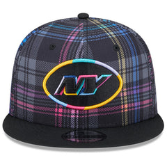 New York Jets New Era 2024 NFL Crucial Catch Plaid 9FIFTY Snapback Hat - Black outlet