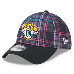 Jacksonville Jaguars New Era 2024 NFL Crucial Catch Plaid 39THIRTY Flex Hat - Black sale
