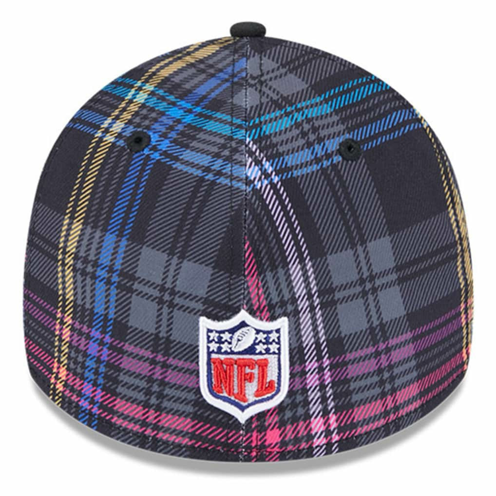 Jacksonville Jaguars New Era 2024 NFL Crucial Catch Plaid 39THIRTY Flex Hat - Black sale