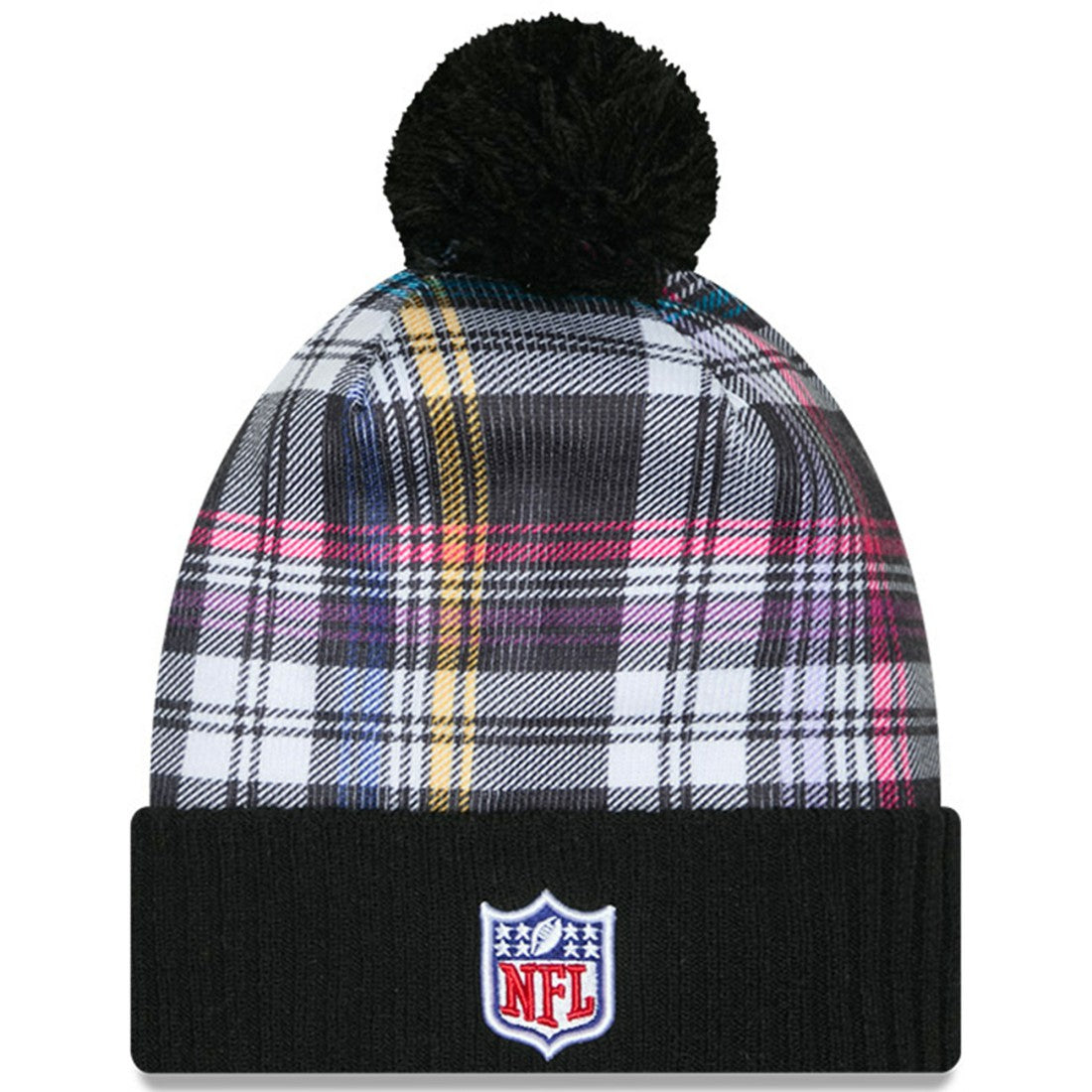 New York Jets New Era 2024 NFL Crucial Catch Cuffed Knit Hat with Pom - Black discount