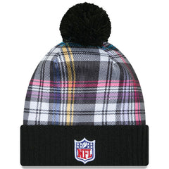 New York Jets New Era 2024 NFL Crucial Catch Cuffed Knit Hat with Pom - Black discount