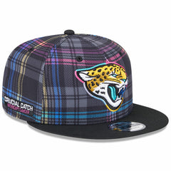 Jacksonville Jaguars New Era Youth 2024 NFL Crucial Catch 9FIFTY Snapback Hat - Black discount
