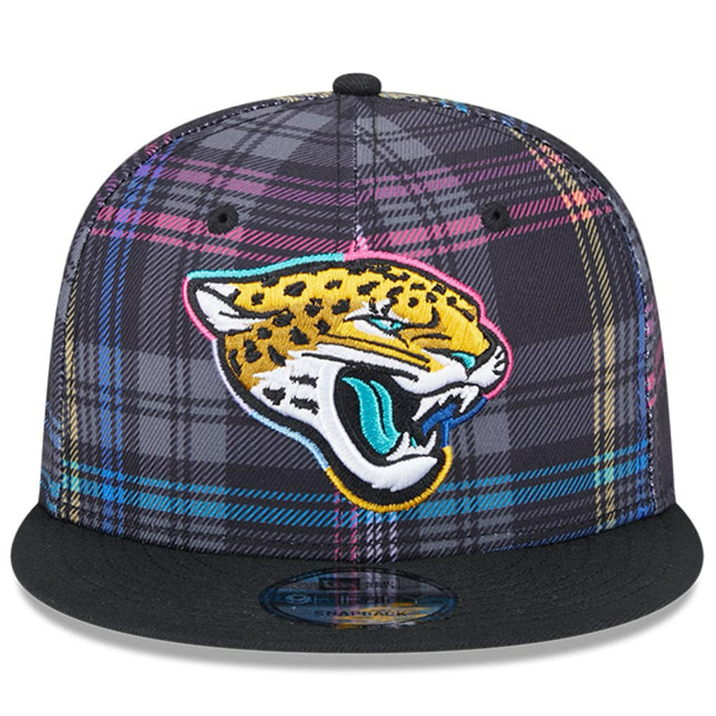 Jacksonville Jaguars New Era Youth 2024 NFL Crucial Catch 9FIFTY Snapback Hat - Black discount